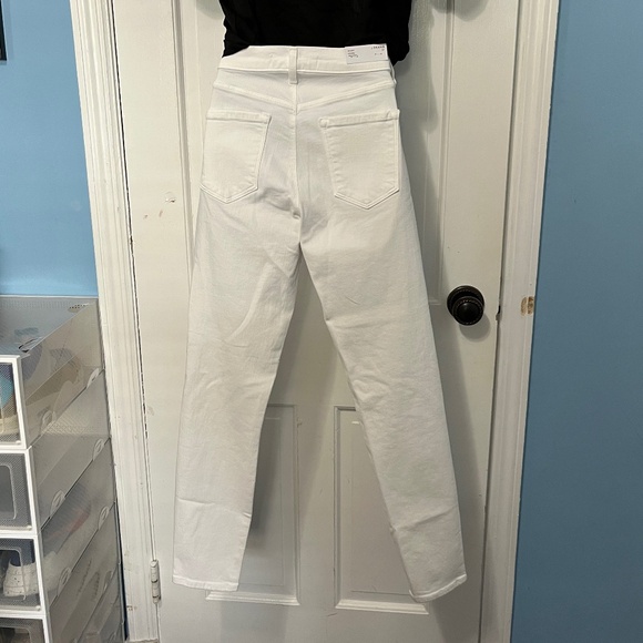 NWT J Brand Alana High Rise Crop Skinny Jeans in White - Picture 6 of 9